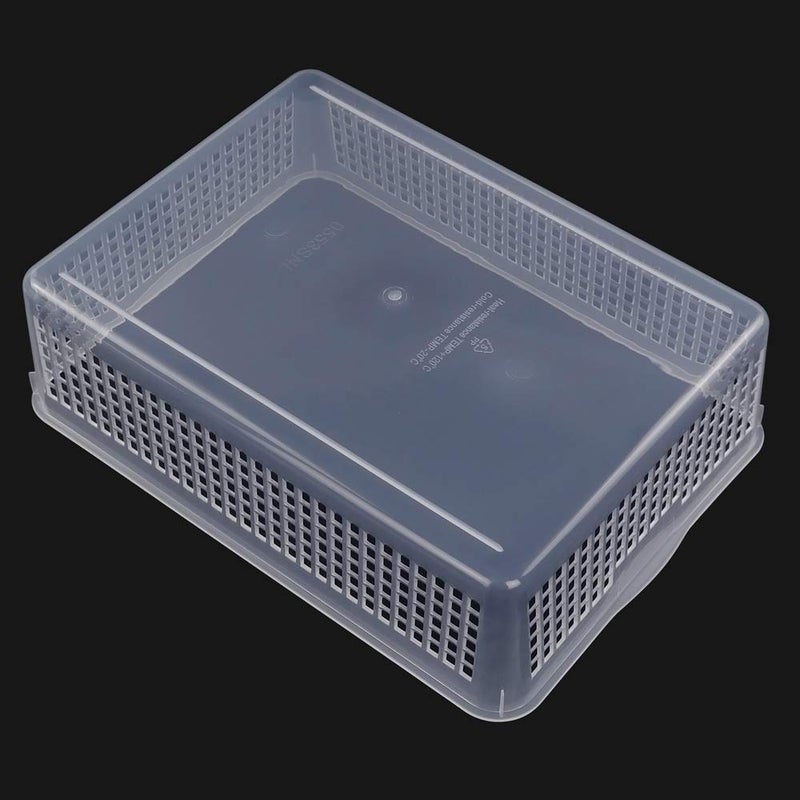 Kekow 6-Pack Clear Plastic Paper Storage Baskets Trays, File Storage Tray Basket - Image 4